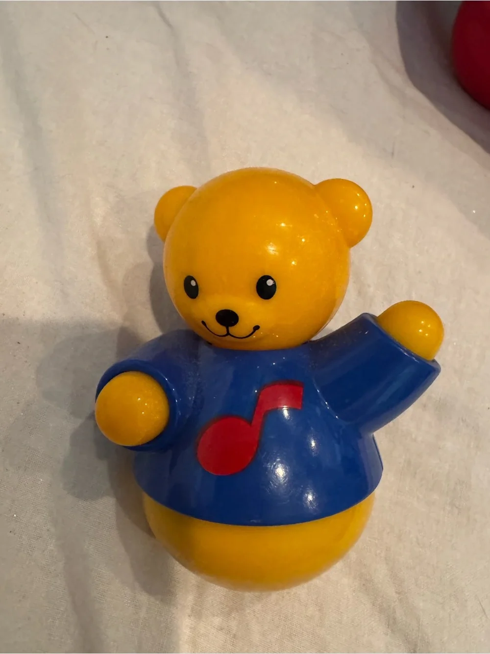 Tolo Red Musical Bear Piano Toy for Kids baby Einstein music